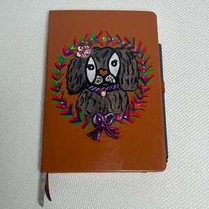 NWT Journal and Pen Set Hand-painted Hard Cover Ruled Paper Notebook 100 GSM EUC